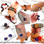 Polymer Clay Fold Your Way - Folding Bracelets, Earrings Tutorial (eBook+Videos)