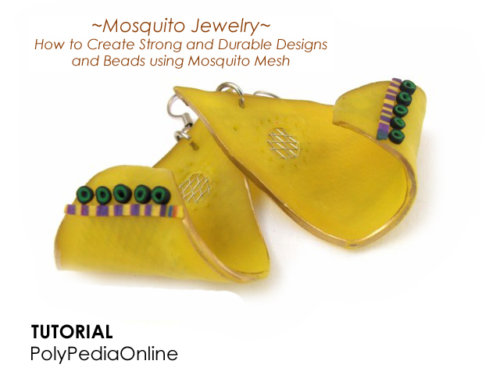 Polymer Clay Mosquito Technique Tutorial - Beads & Necklace (eBook)