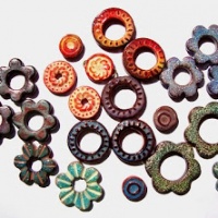 polymer clay beads