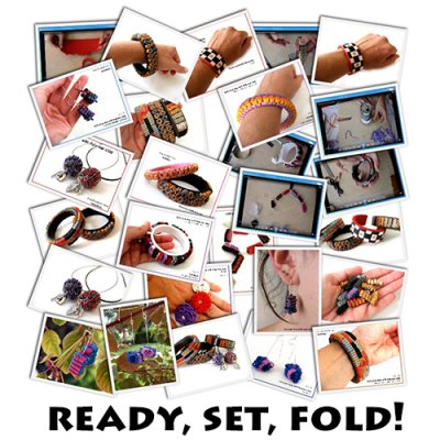 The Complete "Ready, Set, Fold" Polymer Clay Folding, Weaving, Rolling - Bracelets & Earrings Tutorial (eBook+Videos+CD)