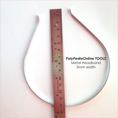 FREE SHIPPING! Metal Headband, 5 mm width, Standard adult head size