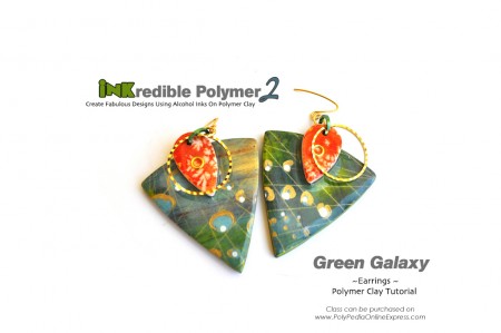 alcohol ink polymer clay tutorial