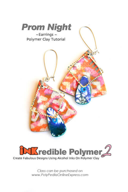 polymer clay tutorial video alcohol ink