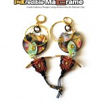 polymer clay earring