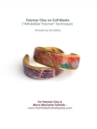 polymer clay tutorial cuff