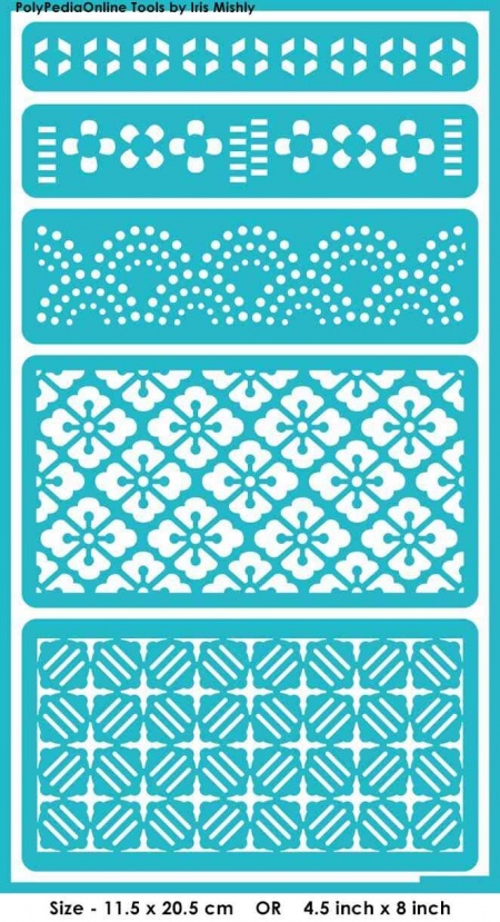 adhesive stencil geometric