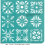 kaleidoscope adhesive stencil