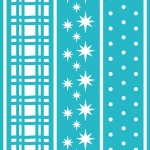 squares adhesive stencil