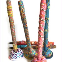 polymer-clay-with-children-summer-camp-pens