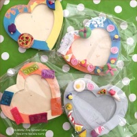 polymer-clay-with-children-summer-camp-photo-frames1