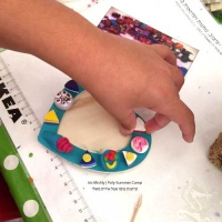 polymer-clay-with-children-summer-camp-photo-frames3