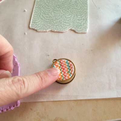 polymer clay tutorial image transfer bead