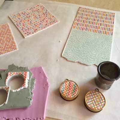 polymer clay tutorial image transfer