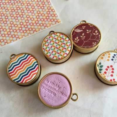 polymer clay tutorial image transfer beads