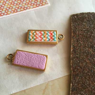 polymer clay tutorial image transfer