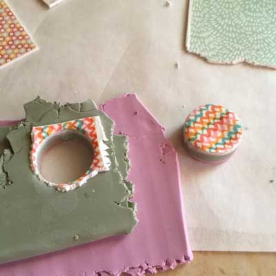 polymer clay tutorial image transfer