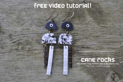 marble imitation polymer clay tutorial