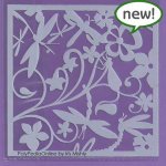 flower stencil garden wall decor template