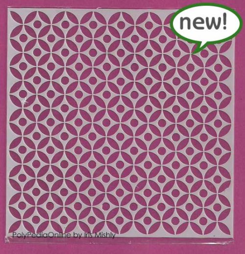 circle square pattern stencil template DIY