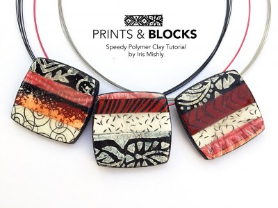 polymer clay tutorial wood printing blocks