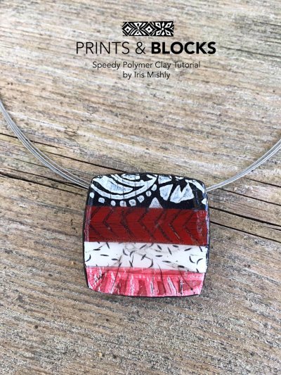 polymer clay tutorial wood printing blocks